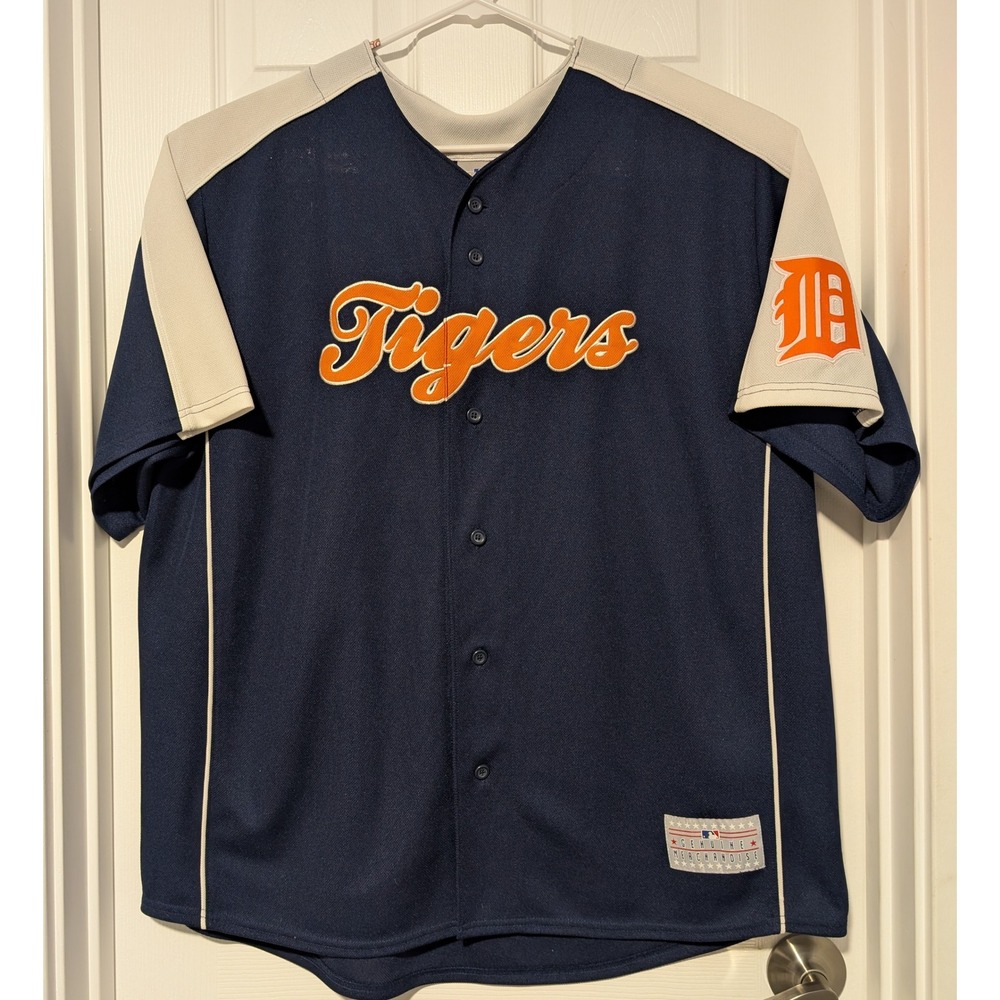 MLB Detroit Tigers Brandon Inge 15 Baseball Jersey Mens 2XL Genuine Merchandise